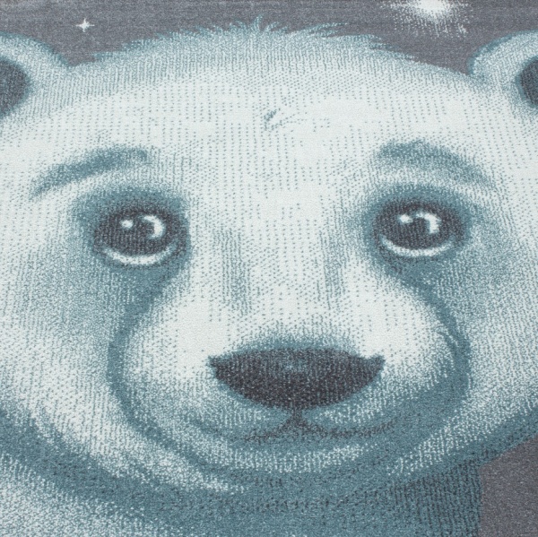 Bambi Kids Blue Bear Rug